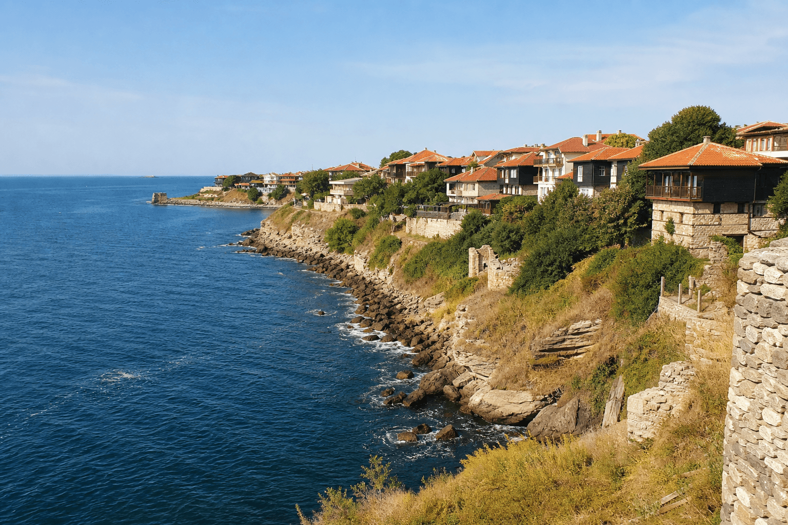 Vacanță în Bulgaria — coasta Mării Negre